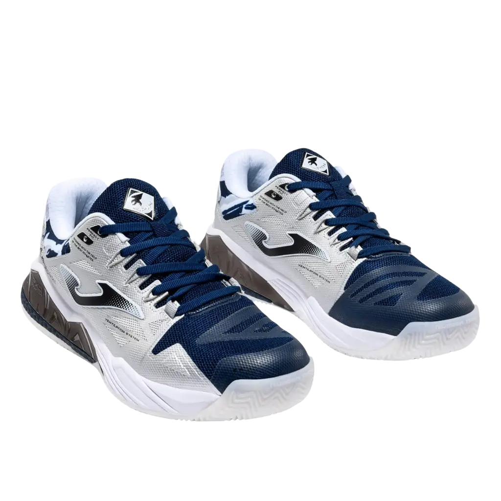 Joma Padel Shoes Spin Dark Blue Silver 2026