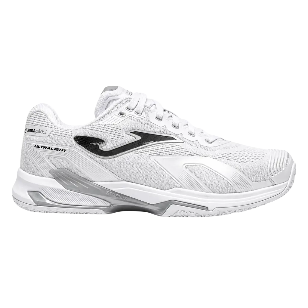 Joma Padel Shoes Ultra Light 2602 White/Black 2026
