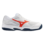 Zapatillas Mizuno Break Shot CC Blanco/ Naranja 2026