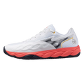 Chaussures de padel Mizuno Wave Enforce Court 2 CC Blanc/Orange 2026