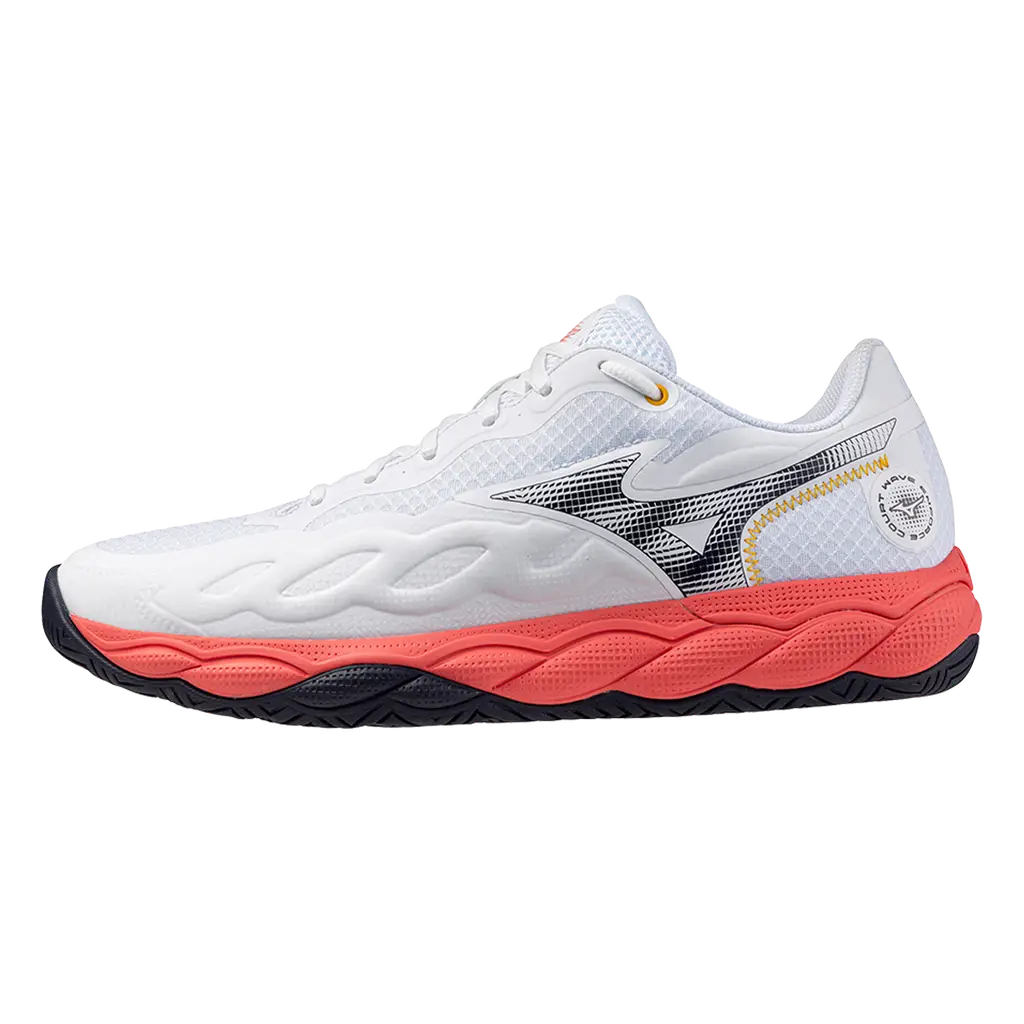 Chaussures de padel Mizuno Wave Enforce Court 2 CC Blanc/Orange 2026