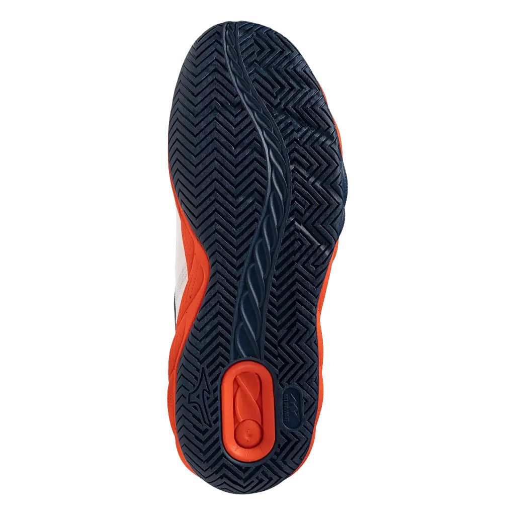 Chaussures de padel Mizuno Wave Enforce Court 2 CC Blanc/Orange 2026