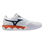 Chaussures de padel Mizuno Wave Enforce Tour 2 CC Blanc/Rouge