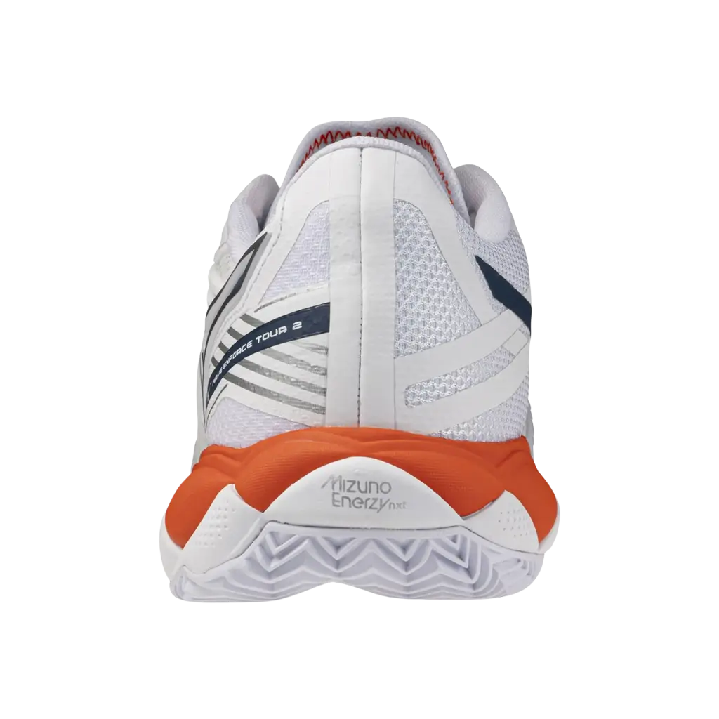 Chaussures de padel Mizuno Wave Enforce Tour 2 CC Blanc/Rouge