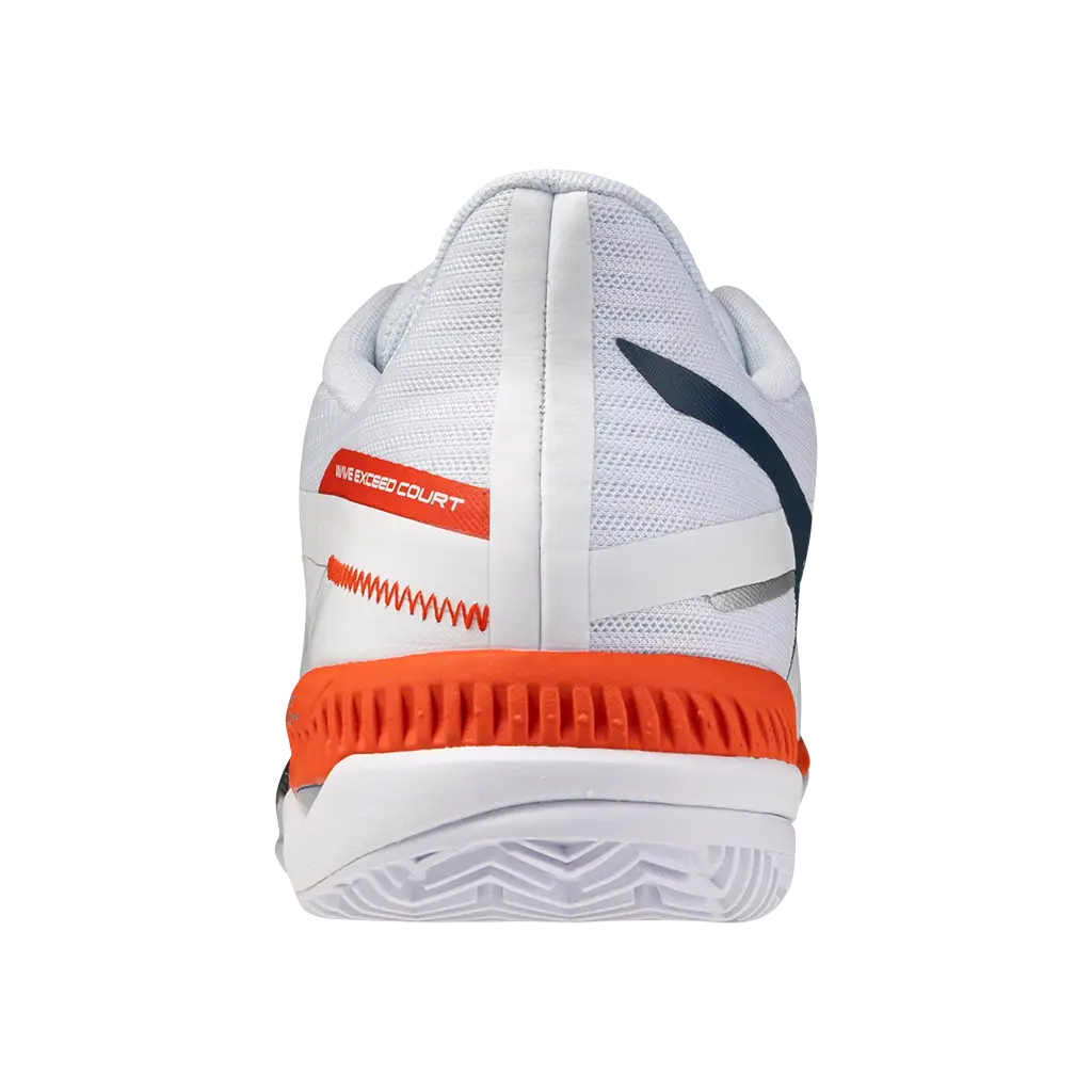 Mizuno Padel Shoes Wave Exceed Court DC White/ Orange 2026