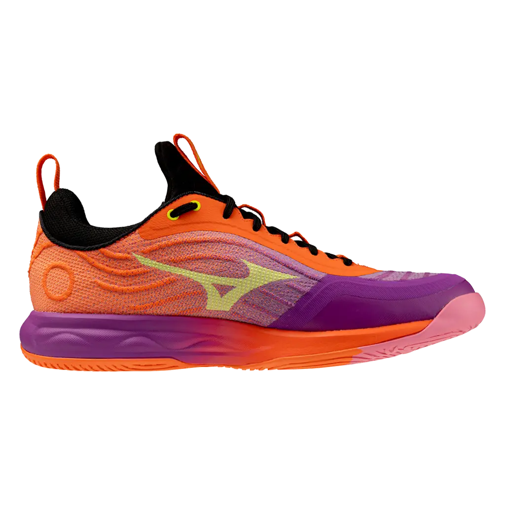 Chaussures de padel Mizuno Vague Lumineuse Elite Violet/Orange