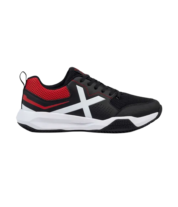 Zapatillas Munich Focus 02 Negro/Rojo 2025