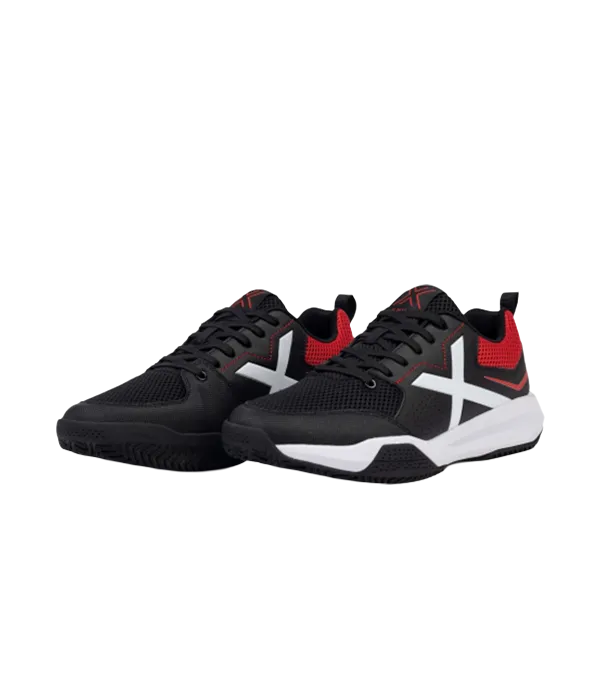 Zapatillas Munich Focus 02 Negro/Rojo 2025