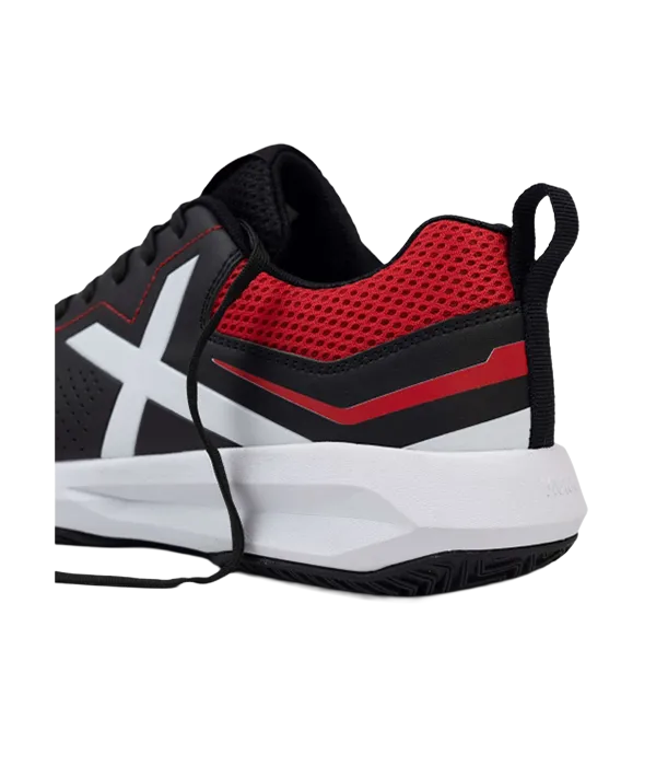 Zapatillas Munich Focus 02 Negro/Rojo 2025