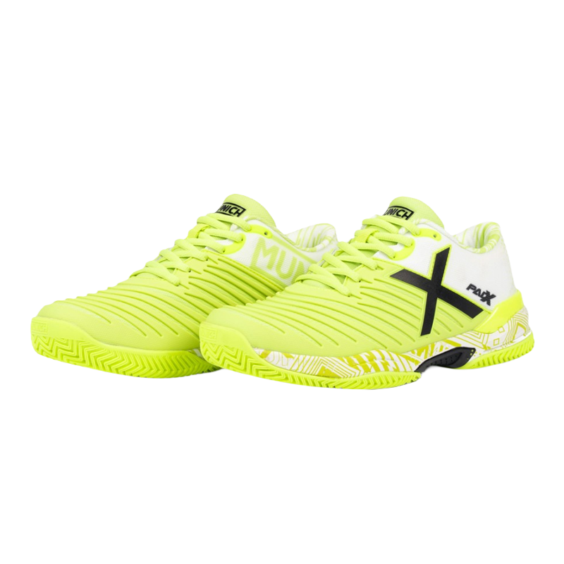 Munich Padel Shoes Padx 62 Fluor Yellow Padel