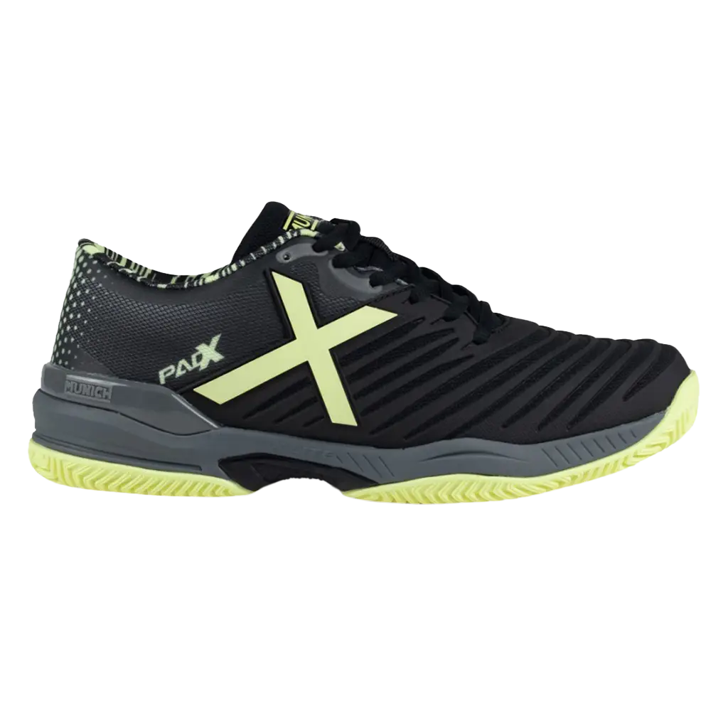 Zapatillas Munich Padx 65 Padel Negro Amarillo