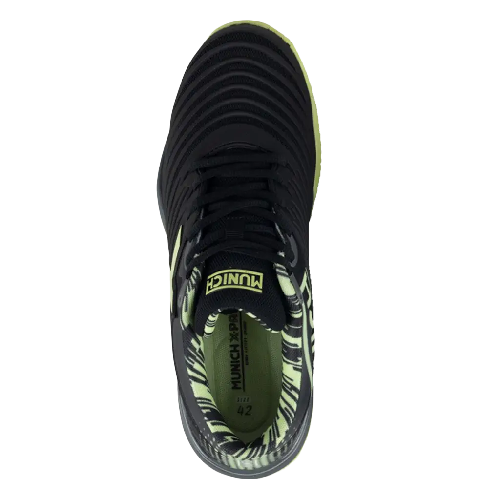 Zapatillas Munich Padx 65 Padel Negro Amarillo