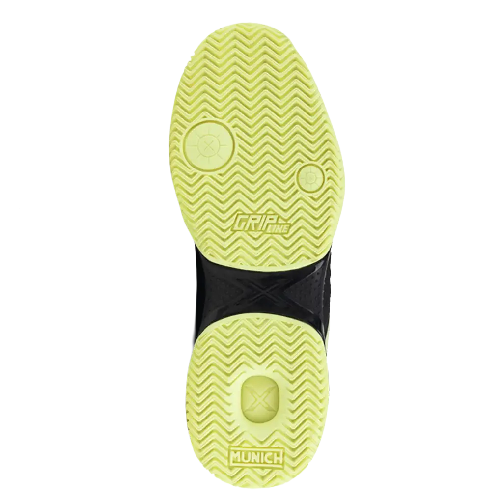 Zapatillas Munich Padx 65 Padel Negro Amarillo