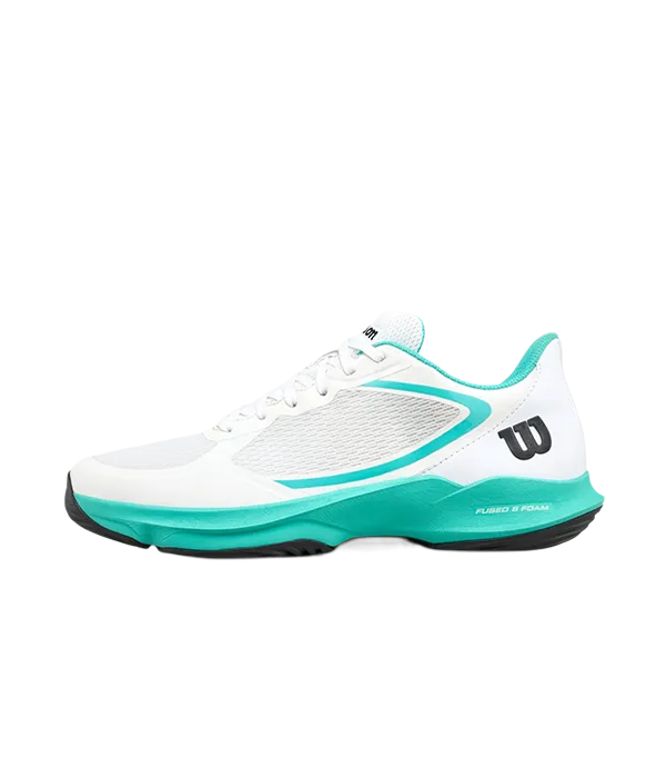 Scarpe da padel Wilson Hurakn Bianco leggero/Turquoise/Black Donne 2025
