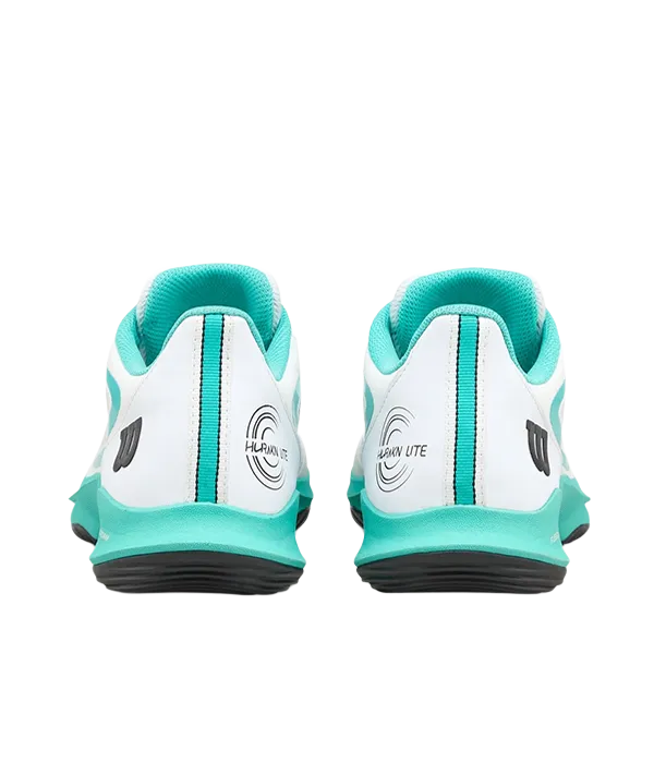 Sapatilhas de padel Wilson Hurakn Leve Branco/Turquoise/Black Mulheres 2025