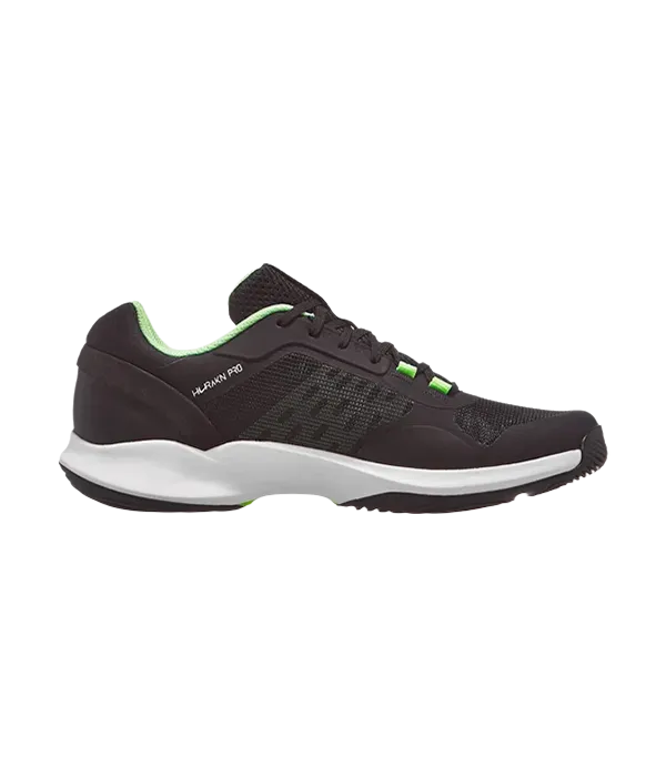 Sapatilhas de padel Wilson Hurakn Pro V2 Black/Lagartixa Branca/Verde 2025