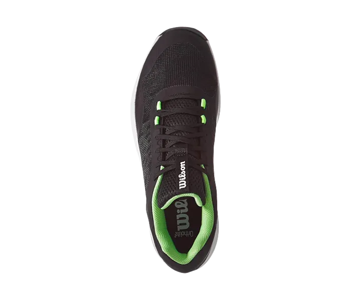 Sapatilhas de padel Wilson Hurakn Pro V2 Black/Lagartixa Branca/Verde 2025