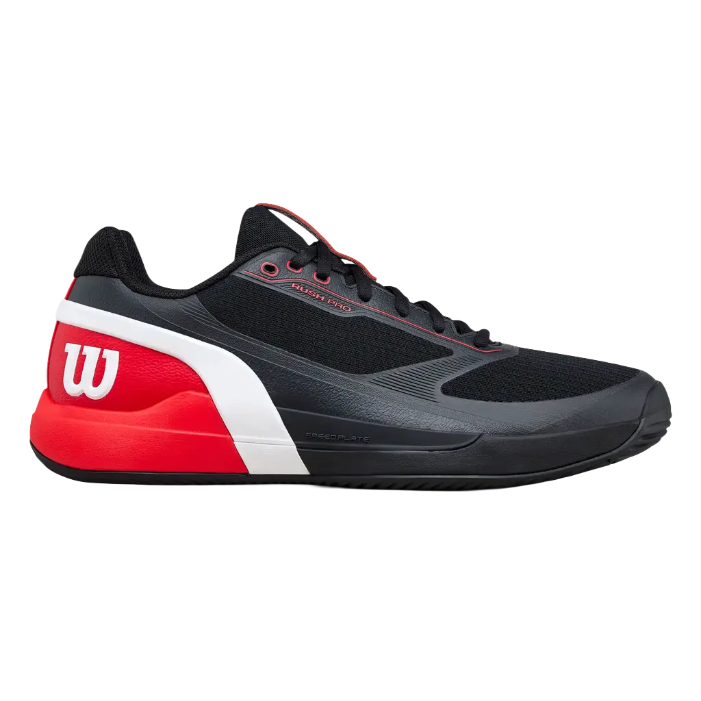 Wilson Padelschuhe Rush Pro 5 Black/Infrarot/Weiß 2026