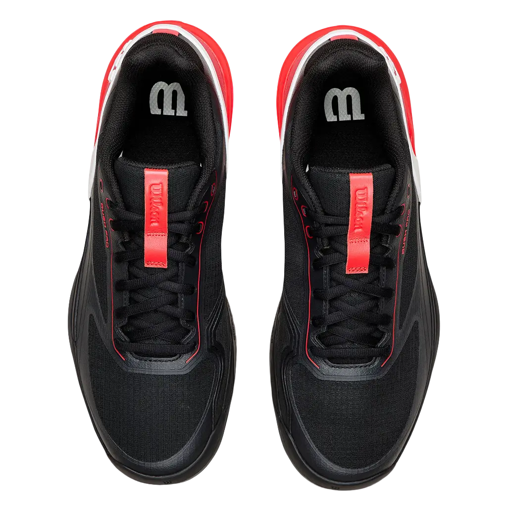 Wilson Padelschuhe Rush Pro 5 Black/Infrarot/Weiß 2026