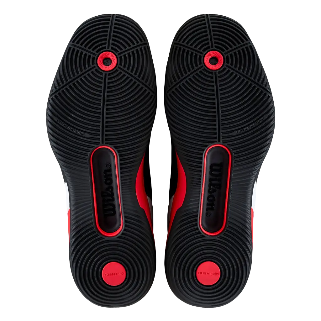 Wilson Padelschuhe Rush Pro 5 Black/Infrarot/Weiß 2026