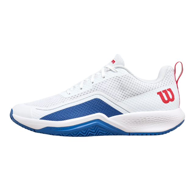 Padel Shoes Wilson Rush Pro Lite White/Deja Vu Blue /Wilson Network 2025