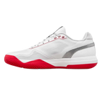 Sapatilhas de padel Wilson Rush Tour 5 CTC Branco Brilhante/Wilson Red/Microchip 2026