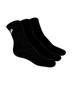 Calcetines Asics Crew (Pack x 3) Negro