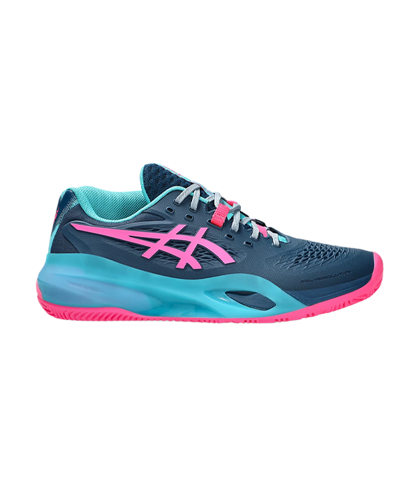 Asics Gel-Resolution X Padel Shoes Mako Blue/Hot Pink