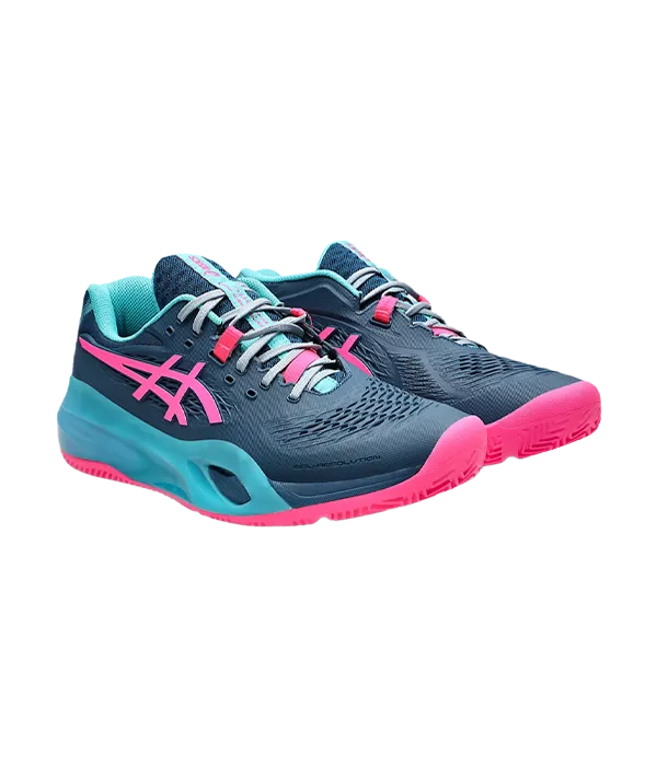 Zapatillas Asics Gel-Resolution X Padel Mako Blue/Hot Pink 2025