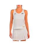 Camiseta Tirantes Bullpadel Acora Women Blanco 2025 Premier Padel