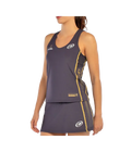 Camiseta Tirantes Bullpadel Acora Women Negro Carbón 2025