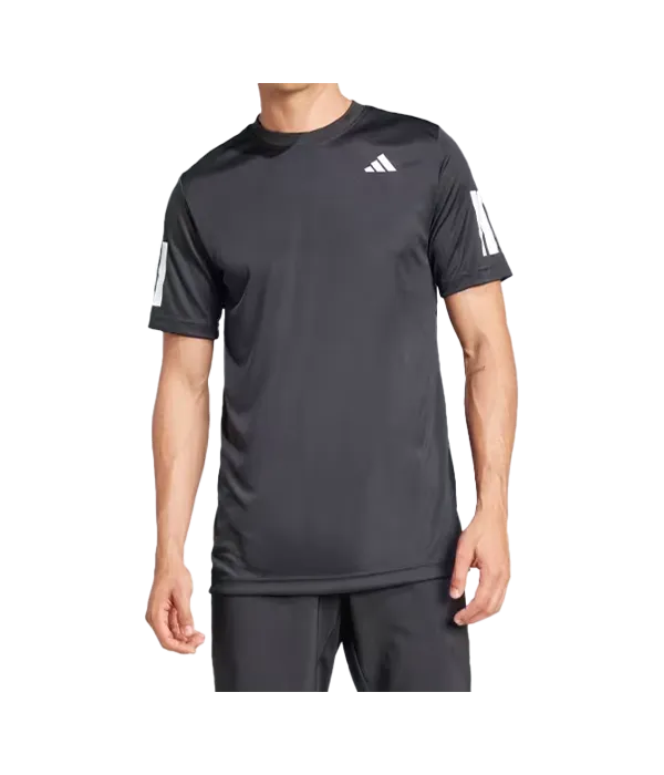 Maglietta Adidas Club 3STR Nero 2025