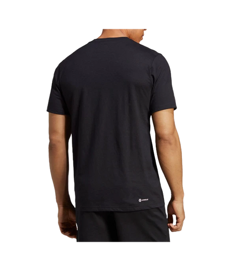 Adidas Train Essentials Feelready Logo T-shirt Black 2025