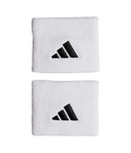 Muñequera Adidas Corta Blanca Logo Pequeño (x2) 2025