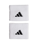 Muñequera Adidas Corta Blanca Logo Pequeño (x2) 2025