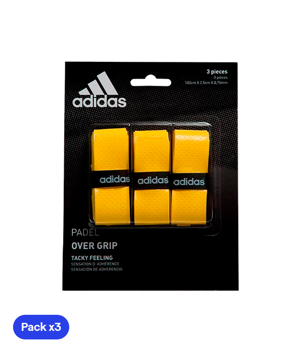 Overgrips Adidas Perforado Amarillo (Pack x3)