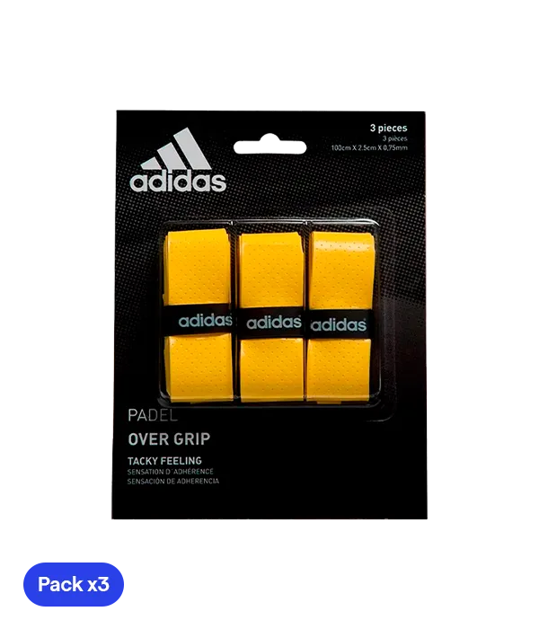 Overgrips Adidas Perforado Amarillo (Pack x3)