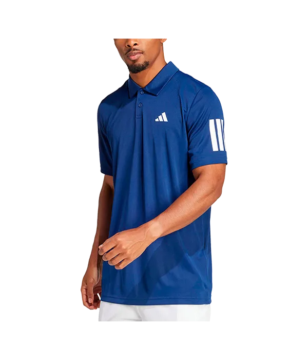 Polo Adidas Club 3STR Azul Marino 2025