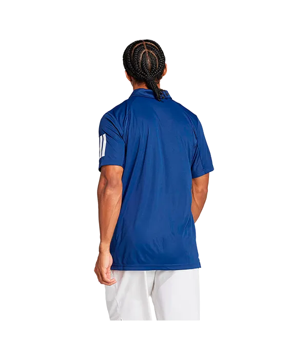 Polo Adidas Club 3STR Azul Marino 2025