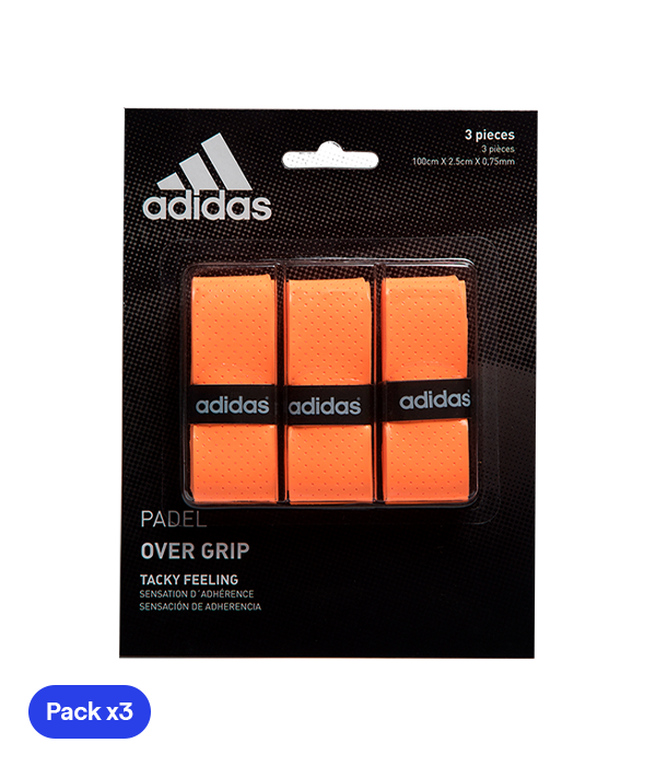 Overgrips Adidas Perforado Naranja (Pack x3)