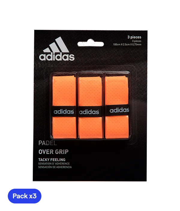 Overgrips Adidas Perforado Naranja (Pack x3)