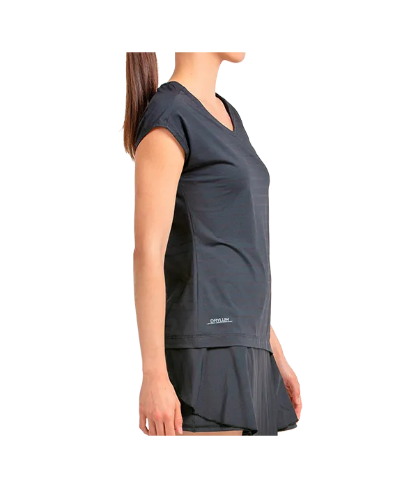 Camiseta Bullpadel Adoros Women Negro 2025