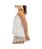 Camiseta Tirantes Bullpadel Agore Women Blanco 2025