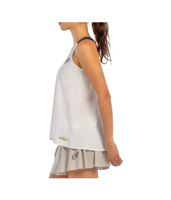 Camiseta Tirantes Bullpadel Agore Women Blanco 2025
