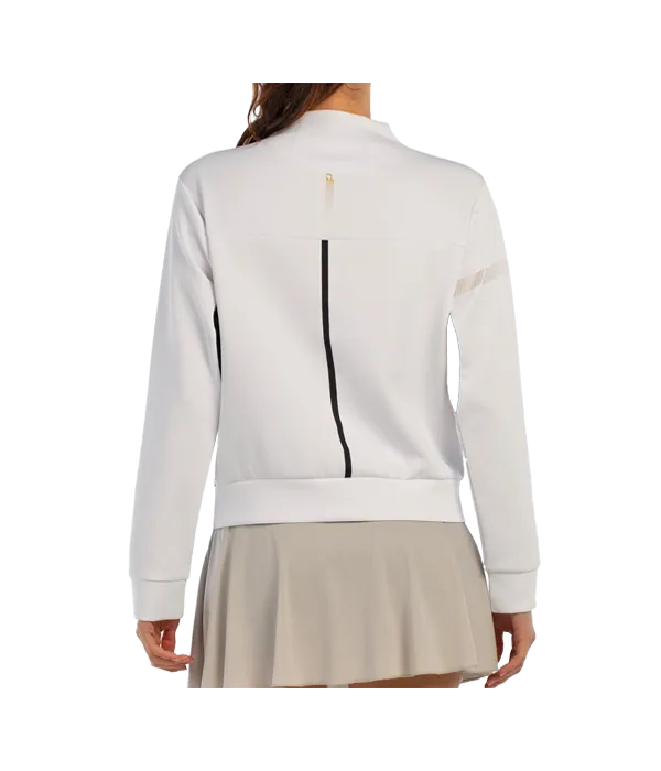 Sudadera Bullpadel Airar Women Blanco 2025