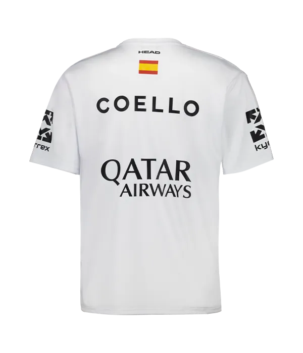 Camiseta HEAD Blanco 2025 Arturo Coello
