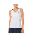 Camiseta Asics Tirantes Blanco/Azul marino Mujer