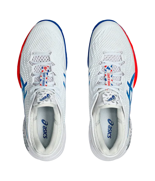 Zapatillas Asics Court FF 3 Novak Clay White/Asics Blue