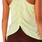 T-Shirt Asics Nagino-Lauf verstellbar Gelb Damen