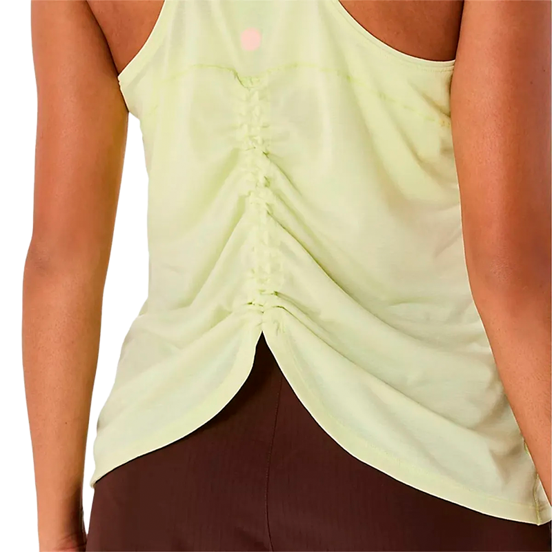 T-Shirt Asics Nagino-Lauf verstellbar Gelb Damen
